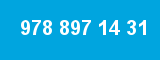 978 897 14 31 978 897 14 31
